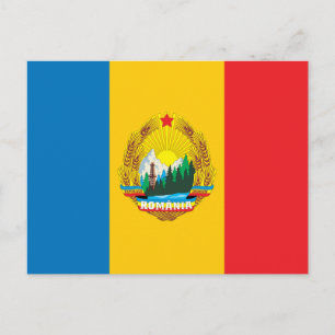 Romania 1965 Flag Postcard