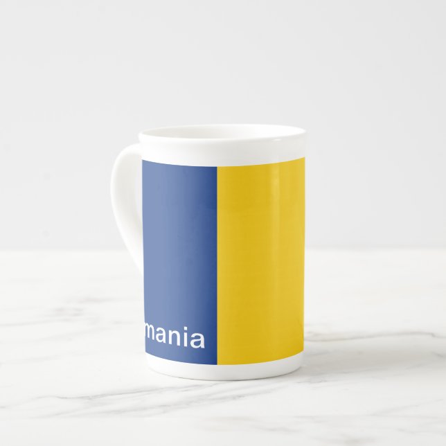 ROMANIA BONE CHINA MUG (Front Left)