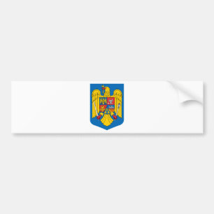 Romania coat of arms bumper sticker