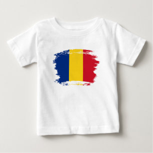 Romania flag baby T-Shirt