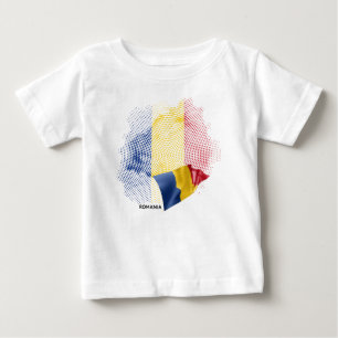 Romania flag baby T-Shirt