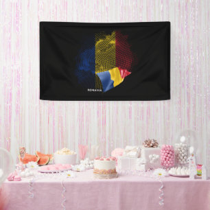 Romania flag banner