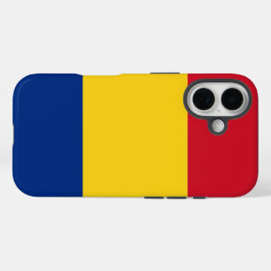 Romania Flag iPhone 16 Case