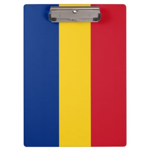 Romania flag clipboard