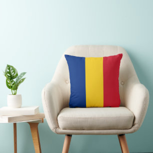 Romania flag cushion