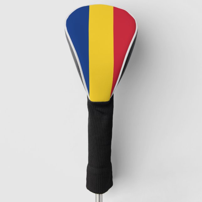 Romania Flag Golf Head Cover (Front)