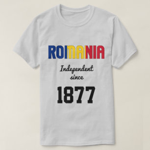 Romania Flag Independence Celebration T-Shirt