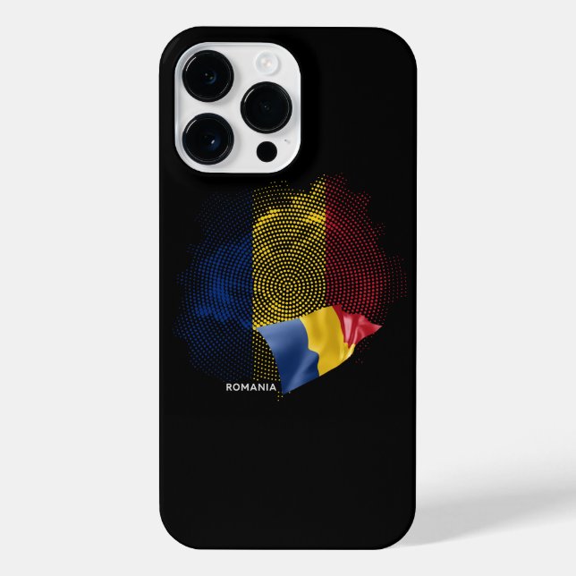 Romania flag iPhone case (Back)