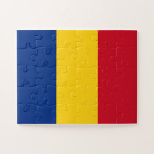Romania Flag Jigsaw Puzzle