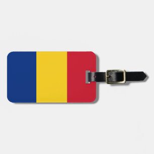 Romania Flag Luggage Tag