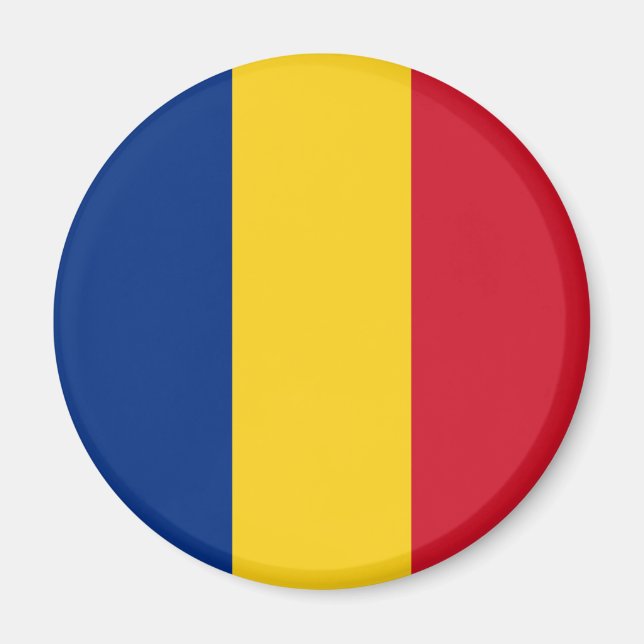 Romania Flag Magnet (Front)