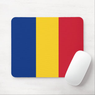 Romania flag mouse pad