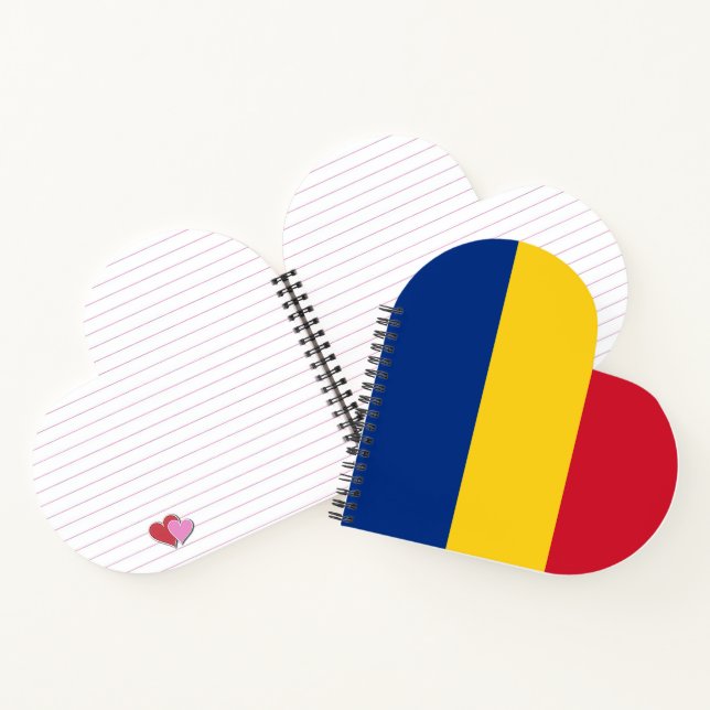 Romania flag notebook (Inside)