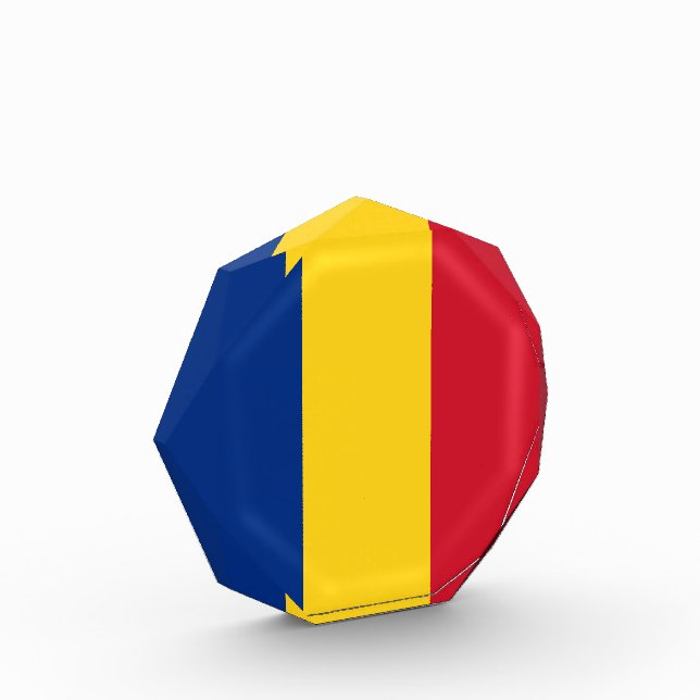 Romania flag photo block (Left)