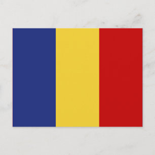 Romania Flag Postcard