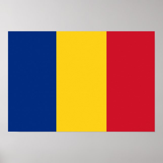 Romania Flag Poster (Front)