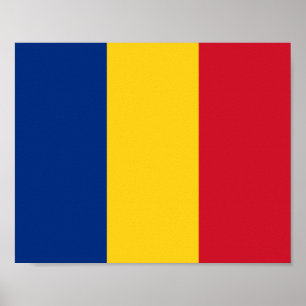 Romania Flag Poster