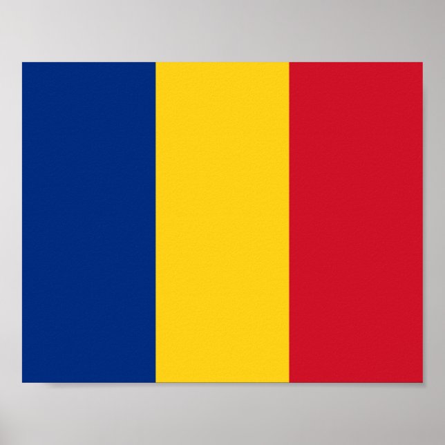 Romania Flag Poster (Front)