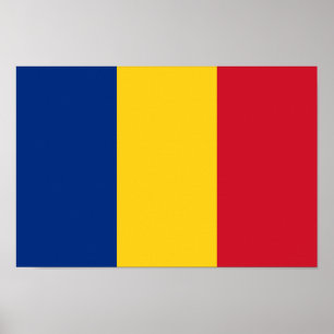 Romania Flag Poster