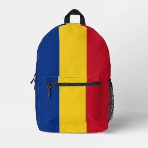 Romania flag printed backpack