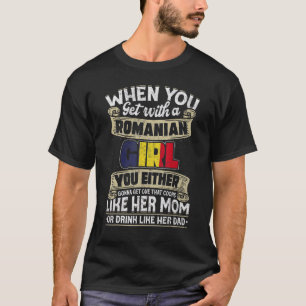 Romania Flag Proud Romanians Men & Women T-Shirt