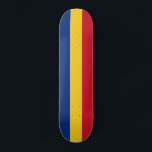 Romania Flag Skateboard<br><div class="desc">Patriotic flag of Romania.</div>