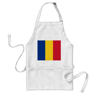Romania Flag Standard Apron