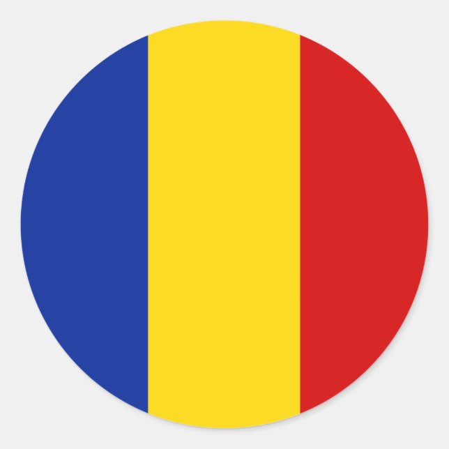 Romania Flag Stickers (Front)