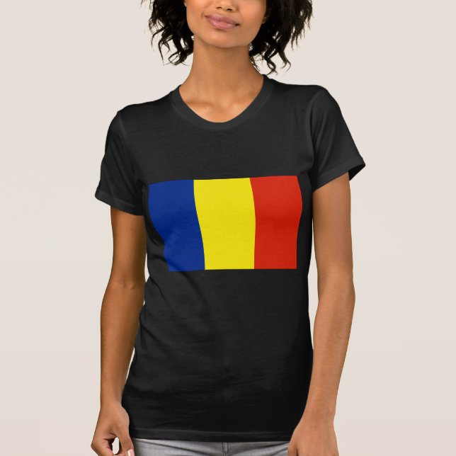 Romania flag T-Shirt (Front)