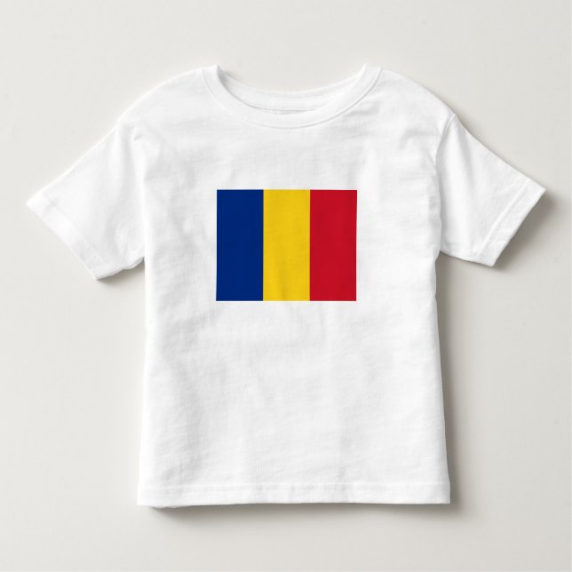 Romania Flag Toddler T-Shirt (Front)