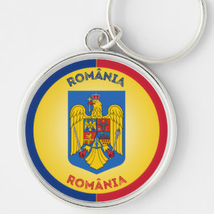 Romania Heritage Emblem Key Ring