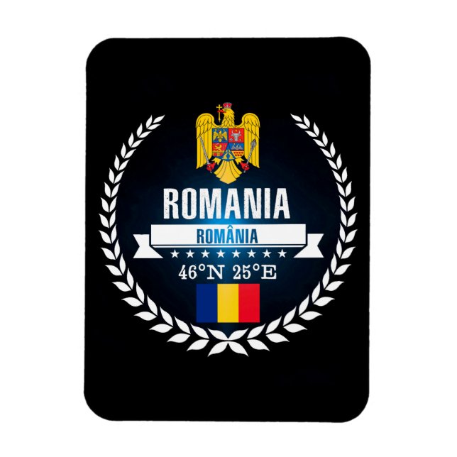Romania Magnet (Vertical)