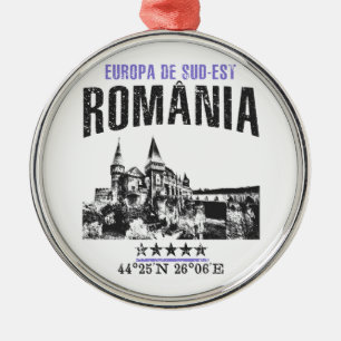 România Metal Tree Decoration