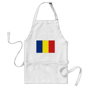 Romania National Flag Standard Apron