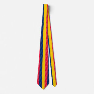 Romania National Flag Tie