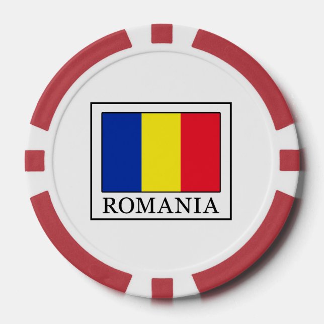 Romania Poker Chips (Front)
