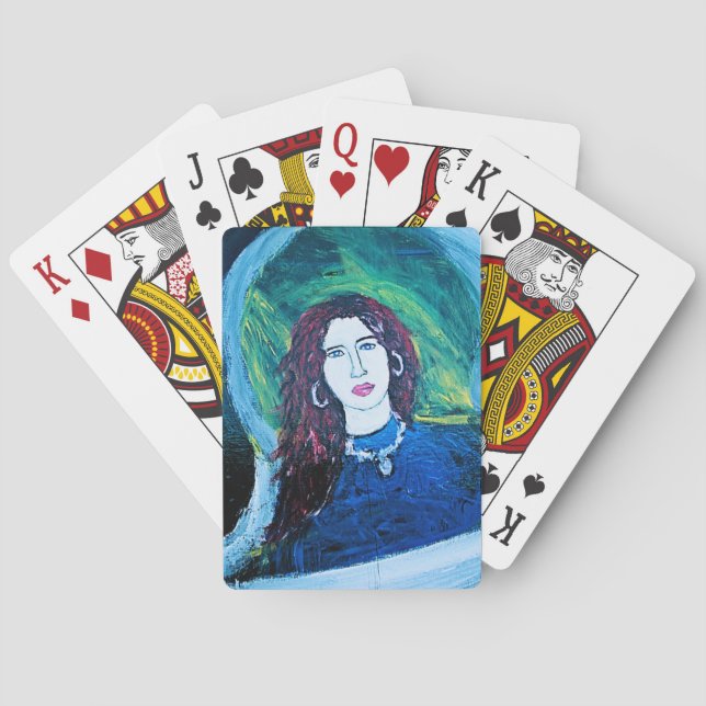 ROMANIA RED PLAYING CARDS (Back)