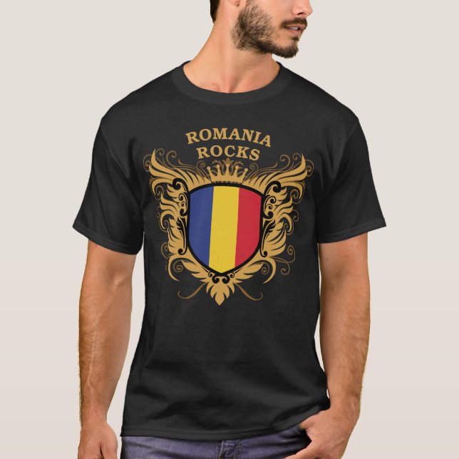 Romania Rocks T-Shirt (Front)