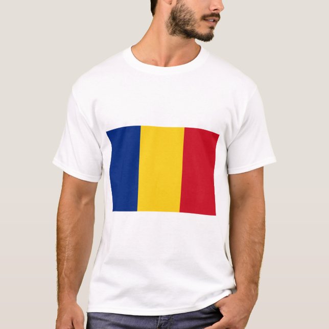 România - Romania Flag T-Shirt (Front)