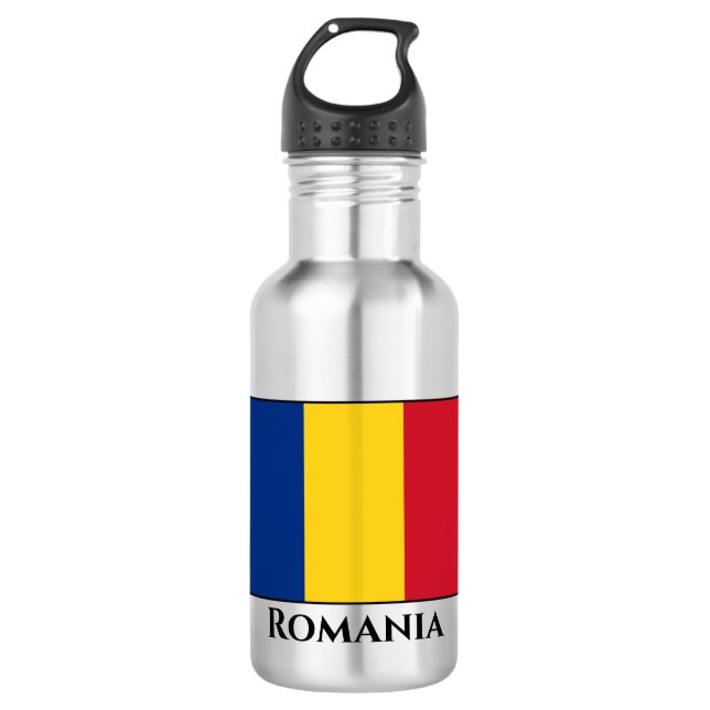 Romania (Romanian) Flag 532 Ml Water Bottle (Front)