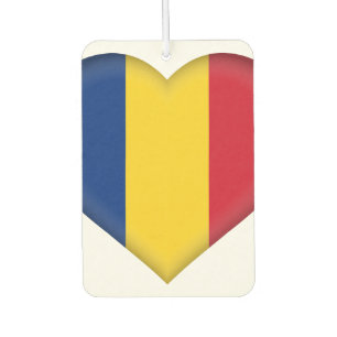 Romania (Romanian) Flag Car Air Freshener