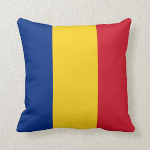 Romania (Romanian) Flag Cushion