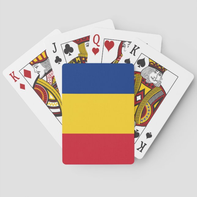 Romania (Romanian) Flag Playing Cards (Back)