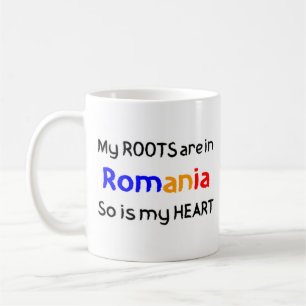 romania roots coffee mug