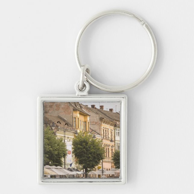 Romania, Sibiu. New Town. RF) Key Ring (Front)