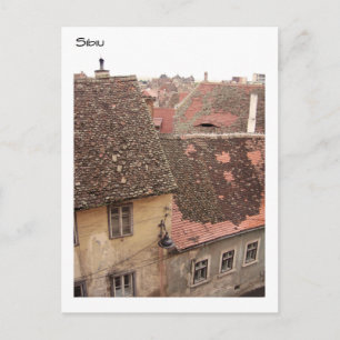 Romania, Sibiu Postcard