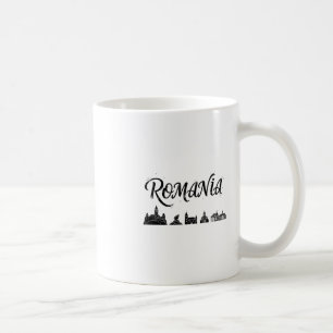 Romania Skyline Travel Vacation Outfits Coffee Mug