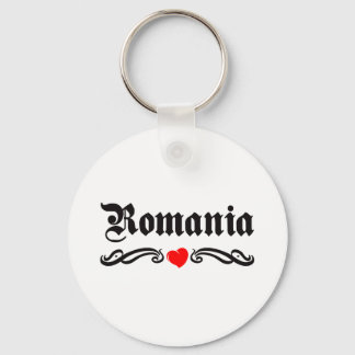Romania Tattoo Style Key Ring