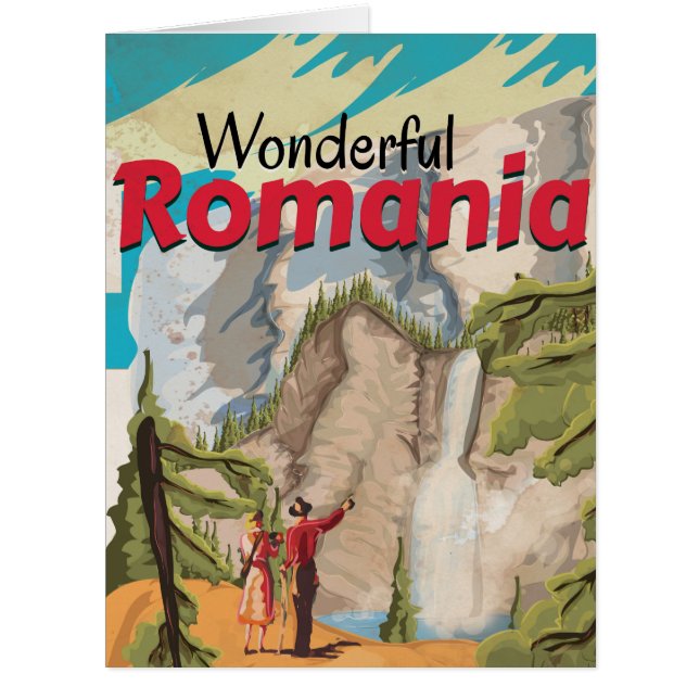 Romania Vintage Travel Poster (Front)