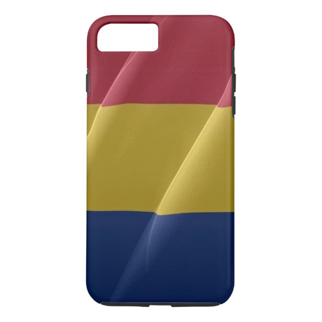 Romania Waving Flag - Case-Mate iPhone Case (Back)
